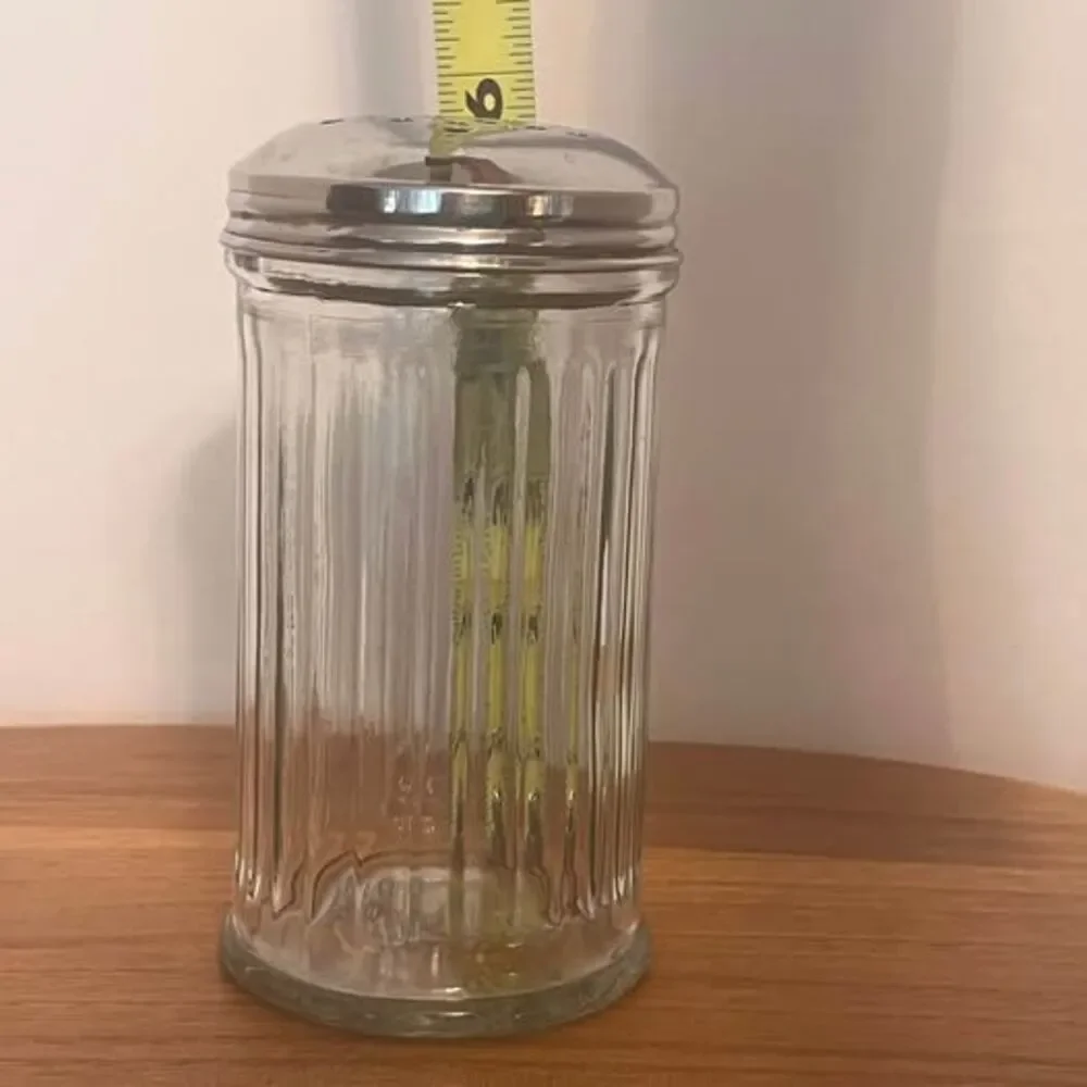 Vintage Diner Style Glass Sugar Dispenser – 12 oz
